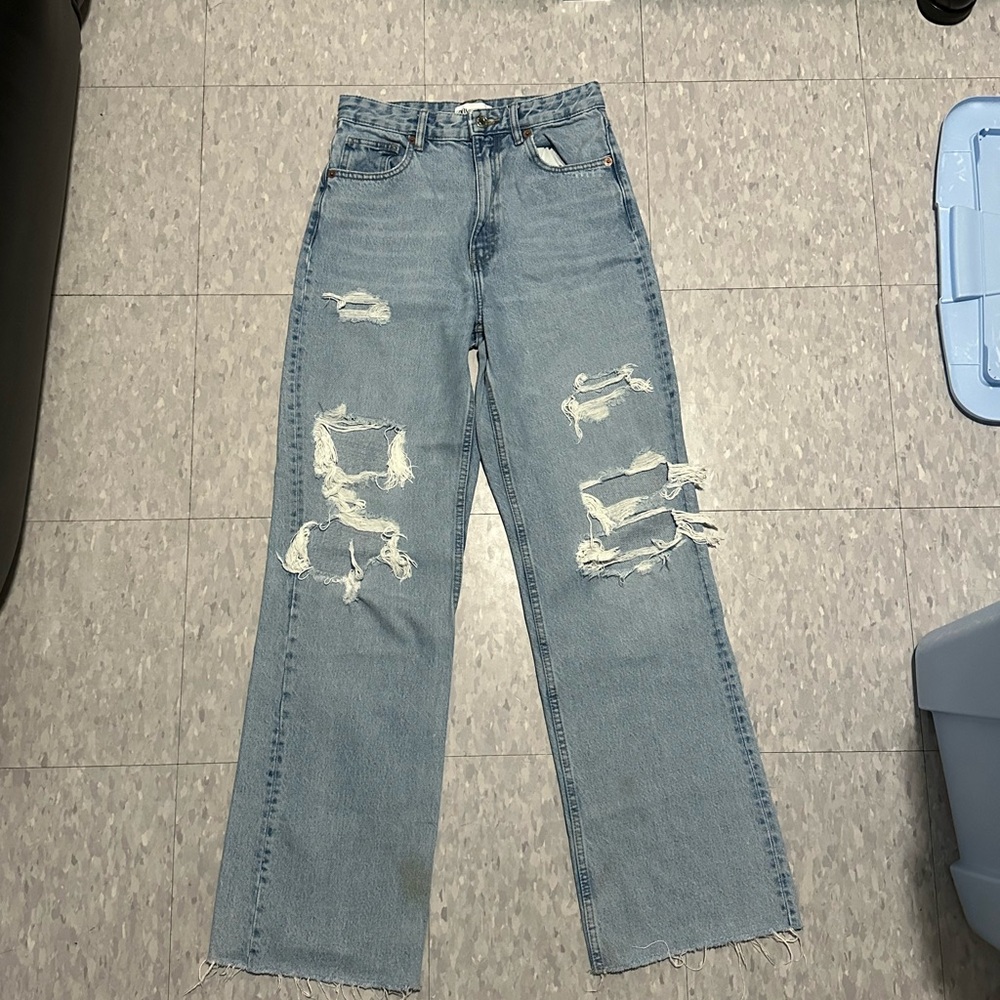 Zara wide leg jeans